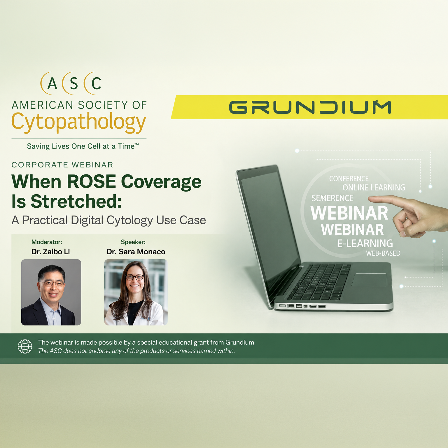 Webinar recording: Remote Expertise and Practical Digital Pathology Adoption in ROSE Workflows
