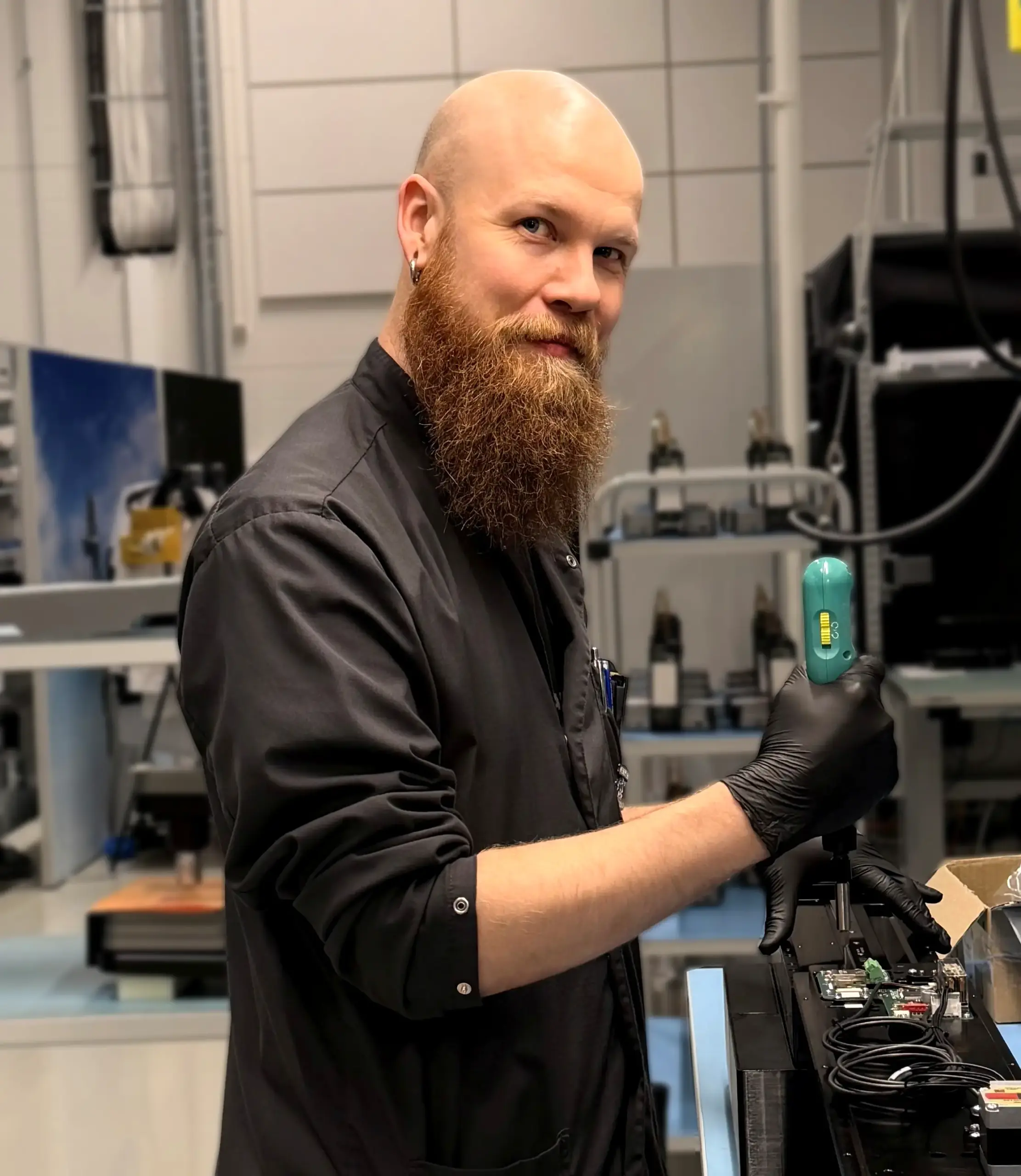 Precision mechanic Juuso Viljanen